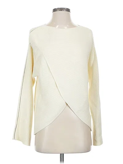 Pre-owned Love, Whit By Whitney Port Pullover Sweater In White