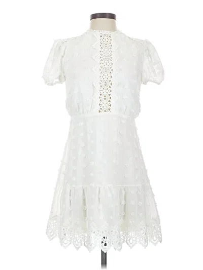 Pre-owned Love X Design Cocktail Dress In White