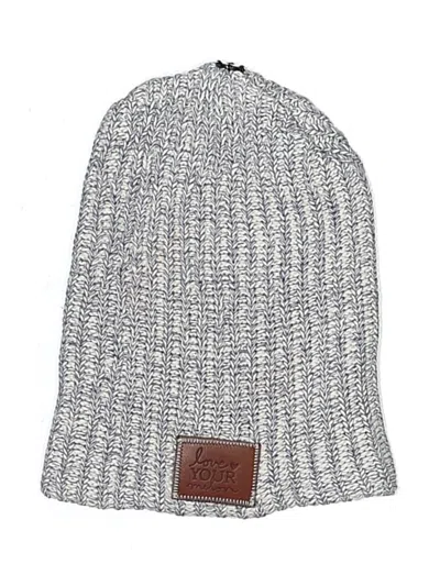 Pre-owned Love Your Melon Beanie Hat In Blue