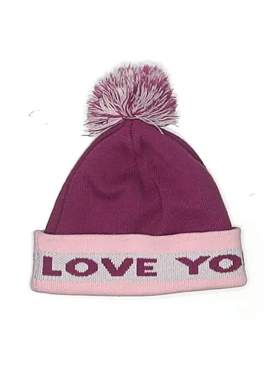 Pre-owned Love Your Melon Beanie Hat In Pink