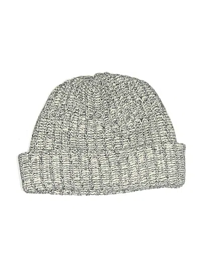 Pre-owned Love Your Melon Beanie Hat In White