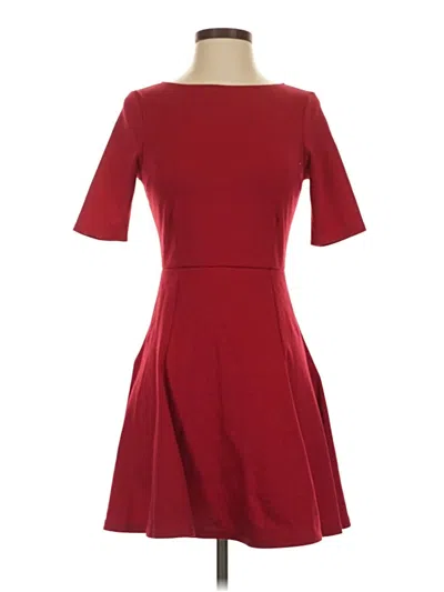 Pre-owned Love...ady Casual Dress In Burgundy