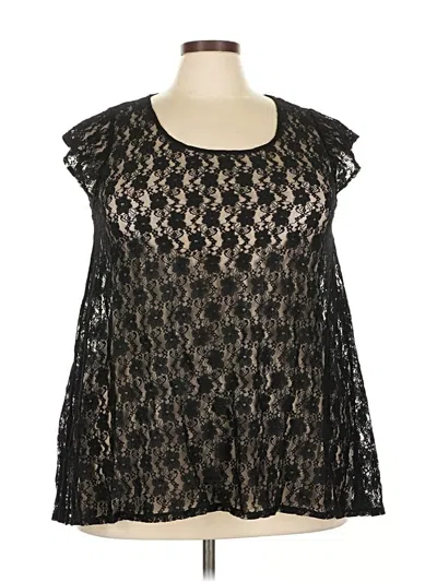 Pre-owned Love...ady Sleeveless Blouse In Black
