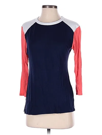 Pre-owned Loveappella 3/4 Sleeve T-shirt In Blue