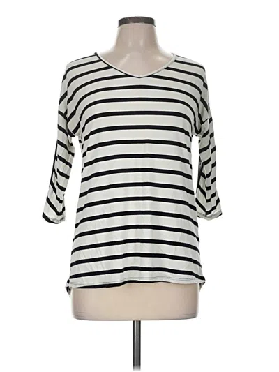 Pre-owned Loveappella 3/4 Sleeve T-shirt In Ivory
