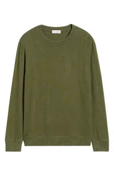 LOVEAPPELLA LOVEAPPELLA BRUSHED JERSEY CREWNECK TOP