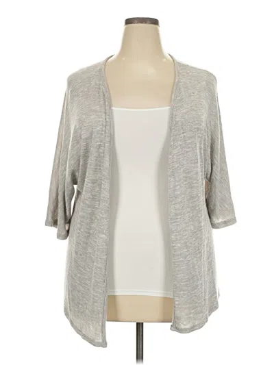Pre-owned Loveappella Cardigan Sweater In Gray