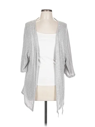Pre-owned Loveappella Cardigan Sweater In Silver