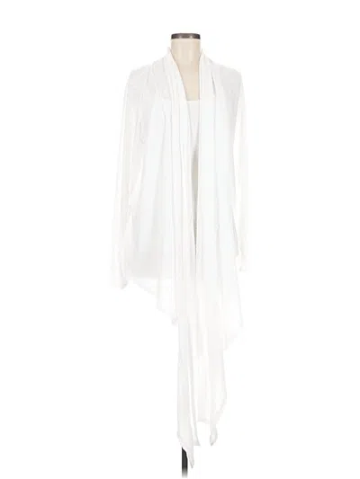 Pre-owned Loveappella Cardigan Sweater In White