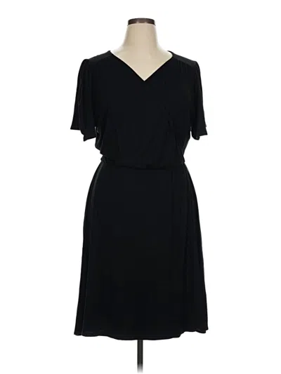 Pre-owned Loveappella Casual Dress In Black