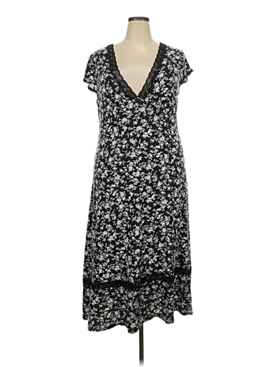 Pre-owned Loveappella Casual Dress In Black