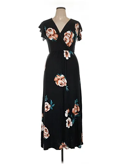 Pre-owned Loveappella Casual Dress In Black