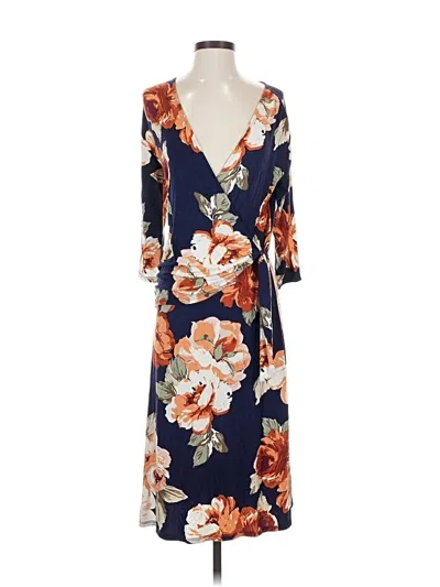 Pre-owned Loveappella Casual Dress In Blue