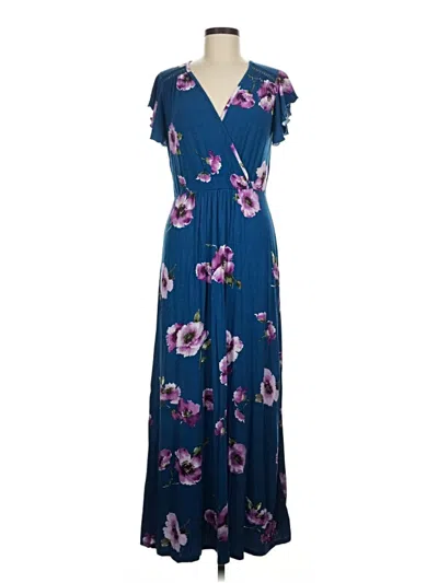 Pre-owned Loveappella Casual Dress In Blue