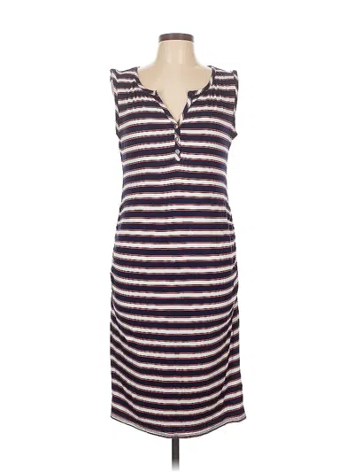 Pre-owned Loveappella Casual Dress In Burgundy