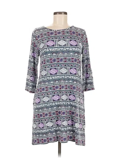 Pre-owned Loveappella Casual Dress In Gray