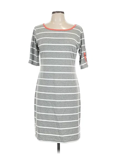 Pre-owned Loveappella Casual Dress In Gray