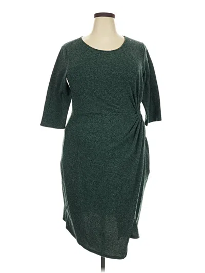 Pre-owned Loveappella Casual Dress In Green