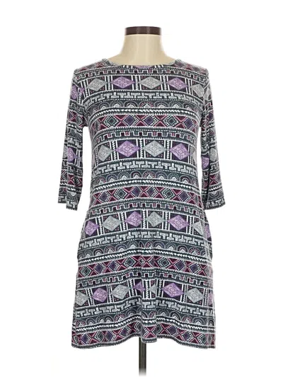 Pre-owned Loveappella Casual Dress In Purple