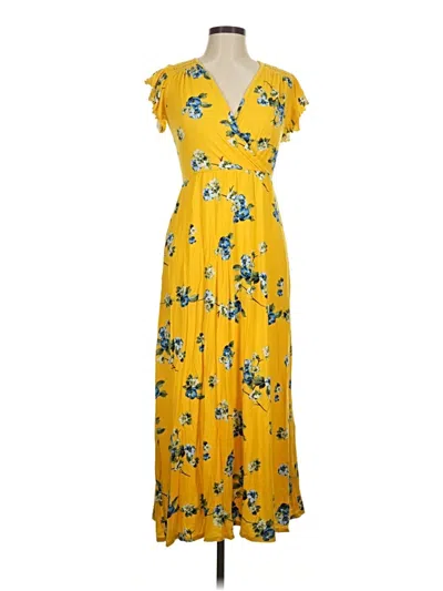 Pre-owned Loveappella Casual Dress In Yellow