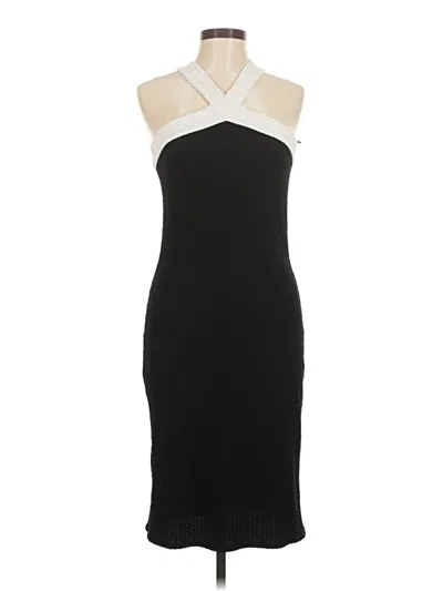 Pre-owned Loveappella Cocktail Dress In Black