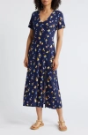 LOVEAPPELLA FLORAL MIDI DRESS