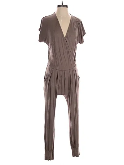 Pre-owned Loveappella Jumpsuit In Brown