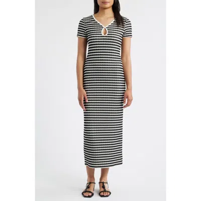 Loveappella Keyhole Midi Dress In Multi