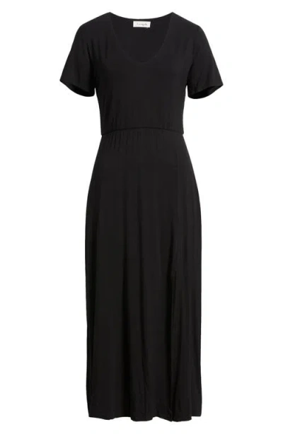 Loveappella Midi Dress In Black