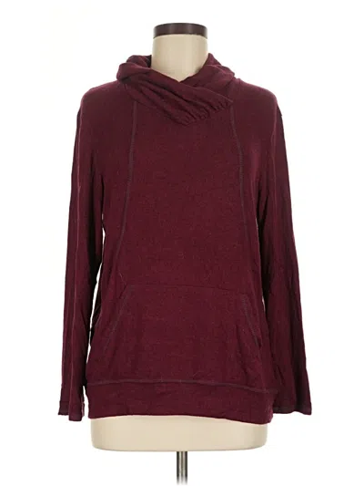 Pre-owned Loveappella Pullover Sweater In Burgundy