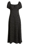 Loveappella Ruched Midi Dress