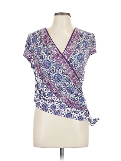 Pre-owned Loveappella Short Sleeve T-shirt In Purple