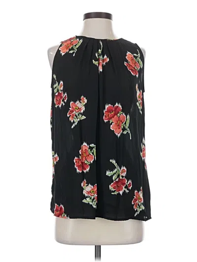 Pre-owned Loveappella Sleeveless Blouse In Black