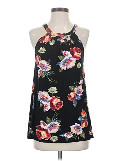 Pre-owned Loveappella Sleeveless Blouse In Black