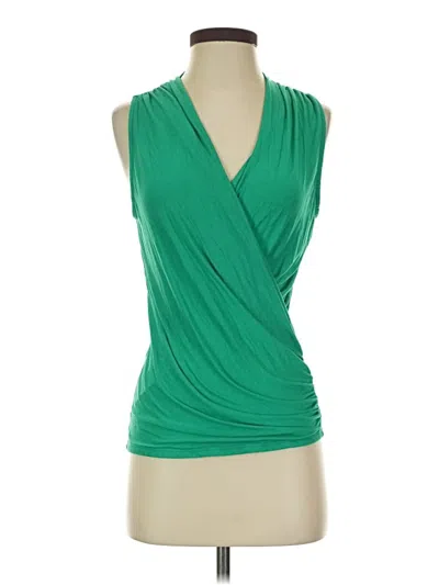 Pre-owned Loveappella Sleeveless Blouse In Green