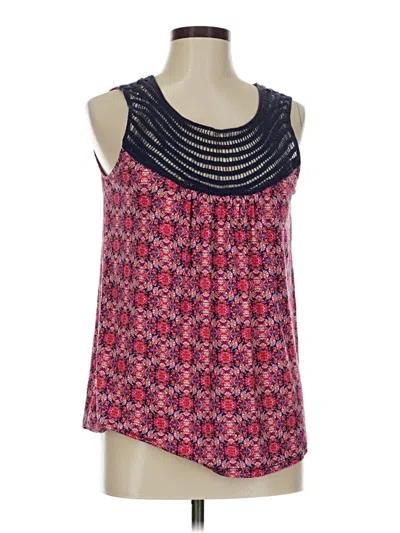 Pre-owned Loveappella Sleeveless Blouse In Pink