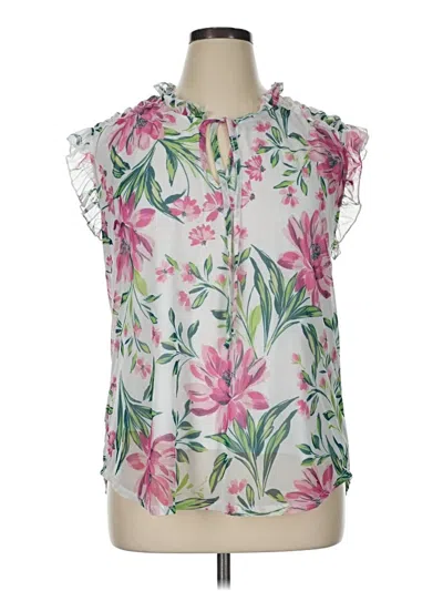 Pre-owned Loveappella Sleeveless Blouse In Pink
