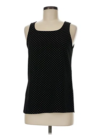 Pre-owned Loveappella Sleeveless Top Black Square Neckline Tops