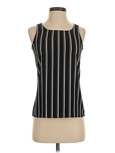 Pre-owned Loveappella Sleeveless Top Black Square Neckline Tops