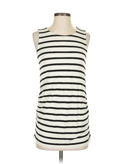 Pre-owned Loveappella Sleeveless T-shirt In Ivory