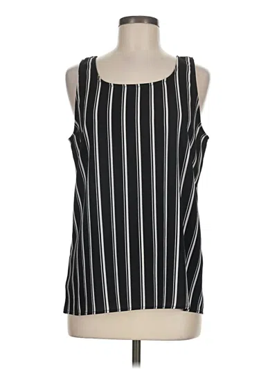 Pre-owned Loveappella Tank Top Black Square Neckline Tops