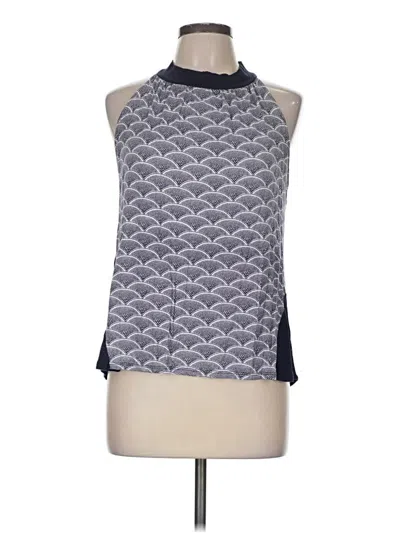 Pre-owned Loveappella Tank Top Gray Halter Neckline Tops