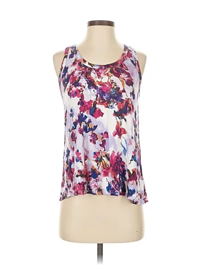 Pre-owned Loveappella Tank Top Pink Halter Neckline Tops