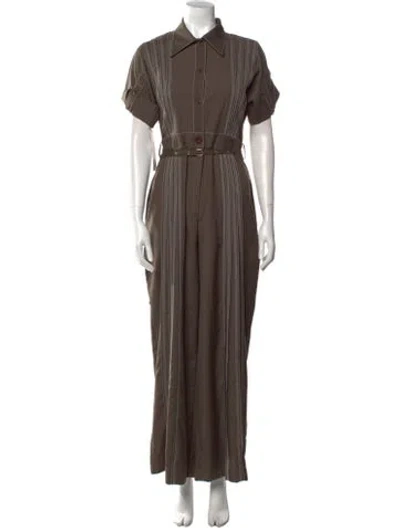 Pre-owned Lovebirds Jumpsuit W/ Tags In Brown