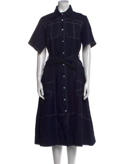 Pre-owned Lovebirds Knee-length Dress W/ Tags In Blue