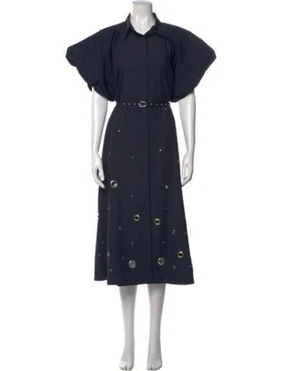 Pre-owned Lovebirds Long Dress In Blue