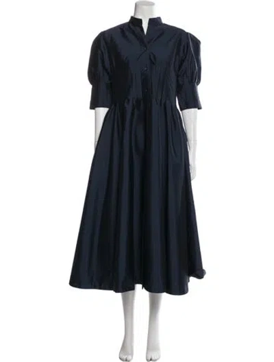 Pre-owned Lovebirds Midi Length Dress In Blue