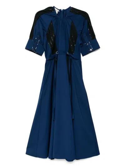 Lovebirds Sequin Pleated Festive Dress