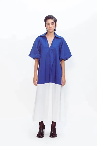 Lovebirds Weekend Dress In Cerulean Blue