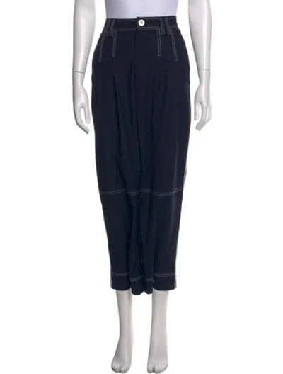 Pre-owned Lovebirds Wide Leg Pants In Blue